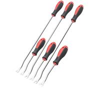 ROTATION 6-Piece Heavy Duty Car Vehicle Trim Clip Removal Set Door Upholstery Remover Chrome Car Door Panel