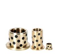 Rotation Brass Bearing Brass Bushing Graphite Filled Oilless Slide Bearing Self-Lubricating(15mm,27x3 ID14XOD20)