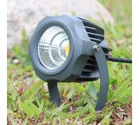 Rotation LED Beam Spotlight - Ground LED Landscape Lamp, Round COB Tree Lights, Buried Lights, IP65 Waterproof Adjustable LED Floodlight, For Wall Advertising Building Signs Lawn Lights(Warm Light,30W