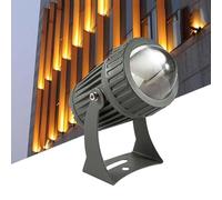 Rotation LED Spot Lamp - 10W Narrow Beam Floodlight, IP65 Waterproof Outdoor LED Beam Light, Adjustable Beam Angle Up Lights, for Hotel Billboard Exterior Wall Building Landscape Lighting(Cold White,1