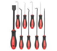 ROTATION Precision Hook and Pick Set with Scraper, 9-Piece Set, Chrome Vanadium Steel Shaft, for Removing Hoses and Gaskets, Auto & Electronics Maintenance Tools