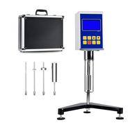 Rotational Viscosity Meter, Adjustable Liquid Testing Machine with 4 Rotors, Newton Viscometer for Paint and Liquid Viscosity Measurement