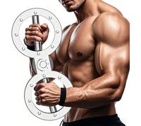 Rotator Burn Machine, 5 Levels Adjustable 12LBS Resistance, 360° Rotatable Forearm Exerciser, Heavy Duty Metal Arm Grip Strength Trainer for Home Gym