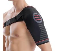 Rotator Cuff Shoulder Support,Adjustable Shoulder Brace for Men & Women Torn Rotator Relieve Pain Joint Dislocation Injury,Fits Left and Right (L/XL)