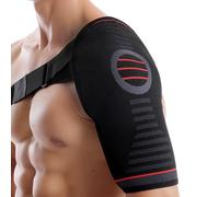 Rotator Cuff Shoulder Support Brace, Adjustable Shoulder Brace for Men and Women Adjustable Shoulder Compression Sleeve Support Shoulder Brace Arm Sling Immobilizer for Pain Relief,Sleep,Injury (L/XL)