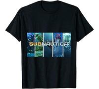 Rote Subnautica Shirt Indie t Shirt Short Sleeve Shirt L Black