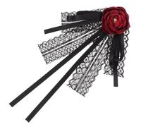 Rote Tie Hat Clothes Pins Clothing Brooch Dress and Bow Brooches for Women Big Bowknot Collar Uniform Lapel Pin