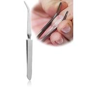 Rotekt Gel Nail Acrylic Nails Shaping Tweezer Clip Nail Art Tool, Stainless Steel C-curve Nail Pinching Tool, Magic Wand Acrylic Gel Tips