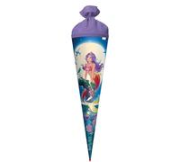ROTH Large School Cone, Magic Mermaid, 70 cm, Foil, Round, Rot(h) Tip, Felt Closure, Magic Mermaid Sweets Cone