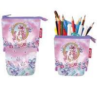 ROTH Pencil Case, 2-in-1 Pencil Case & Pen Holder - Gaming Pencil Case with Zip - Pencil Case for School & Leisure, Unicorn, Pencil case