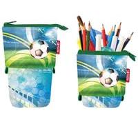 ROTH Pencil Case, 2-in-1 Pencil Case & Pen Holder - Gaming Pencil Case with Zip - Pencil Case for School & Leisure, Football., Pencil case
