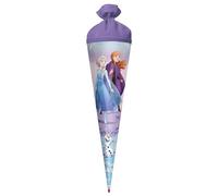 ROTH School Cone Large Disney Frozen 70 cm - Round, Felt Closure, Red (H) Tip - Disney Frozen First Day of School Sweets Cone