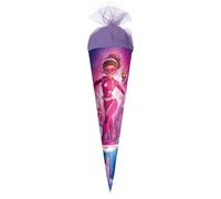 ROTH School Cone, Small, 35 cm, Agent Laura - Round Sugar Bag for First Day of School for Girls, Small First Day of School Gift