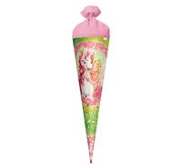 ROTH Small School Cone Unicorn Happiness 70 cm - Round Red Lace Felt Closure - Sweets Cone Unicorn Happiness First Day of School