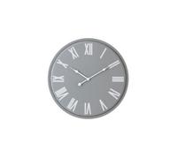 Rothay Large Wall Clock, Sleek White, Light Grey Design, 49Cm