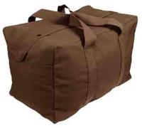 Rothco Canvas Parachute Cargo Bag, Earth Brown