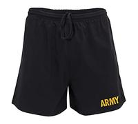 Rothco Army PT Compression Shorts, M Black