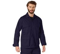 ROTHCO BDU Shirt, Navy Blue, Large