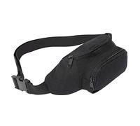 Rothco Canvas Crossbody Fanny Pack for Men & Women Adjustable Waist Pack, black, One Size