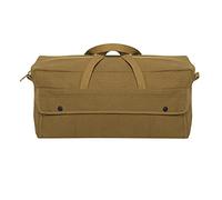 Rothco Canvas Jumbo Tool Bag With Brass Zipper, Coyote Brown,