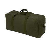 Rothco Canvas Tanker Style Tool Bag - Heavy-Duty Multipurpose Gear Carrier for Mechanics, Plumbers, Electricians, Athletes, Olive Drab