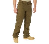 ROTHCO Chocolate Brown Paratrooper Cargo Pants, Washed for A Retro Look and Feel (Small)