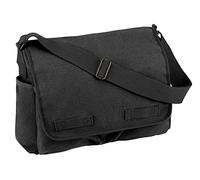 Rothco Classic Canvas Messenger Bag - Heavyweight Canvas Crossbody Shoulder Pack - Charcoal Grey