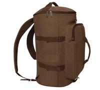 Rothco Convertible Canvas Duffle Backpack - Outdoor Camping Weekend Travel Bag 30L, Brown