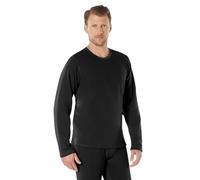 Rothco ECWCS Gen III Level II Underwear Crew Top - Moisture Wicking Thermal Shirt, Black, 2XL