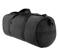 Rothco Heavy-Duty Canvas Shoulder Duffle Bag - Rugged Travel Gym Gear Equipment Bag, Black, 17 Inches, Duffel Bag