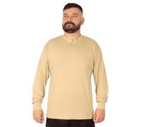 Rothco Long Sleeve Henley Shirt, Desert Sand, Large