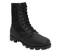 ROTHCO Men's Jungle Boots-8 Inch, Black, 12 Regular Military and Tactical