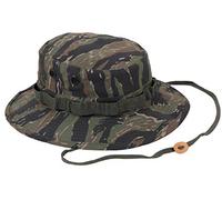 ROTHCO Mens Military Hat - Boonie Hat, Tiger Stripe, 7.25