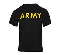 Rothco Mens Physical Training Army PT Workout T-Shirt Black
