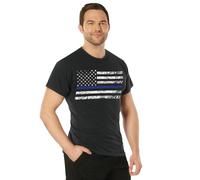 Rothco Men's Thin Blue Line T-Shirt Colored Camo