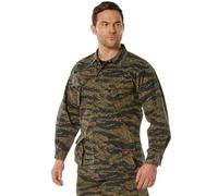 Rothco Men's Tiger Stripe Vintage Vietnam Era Fatigue Shirt S Tiger Stripe Camo