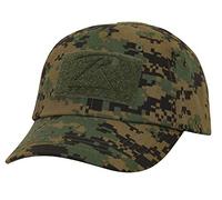Rothco Tactical Operator Cap | Military Hat | Baseball Cap with Loop Field, Woodland Digital Camo, One Size
