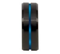 Rothco Tungsten Carbide Thin Blue Line Ring (Black, 9)