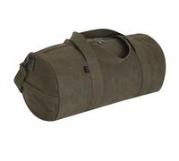 Rothco Waxed Canvas Shoulder Duffle Bag - Water Resistant Essential Getaway Bag, Olive Green - Waxed, 19" x 9"