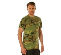 Rothco Woodland Camo Vintage T-Shirt (Small)