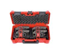 ROTHENBERGER 015060X Press Jaw Set Standard, SV Press Jaw Contour, 15 mm-18 mm-22 mm-28 mm Working Area Diameter