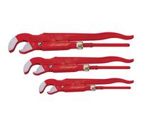Rothenberger 070140X Workshop Pliers Set 3-Piece Pipe Wrench Ø1"-Ø...