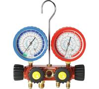 Rothenberger 100001427 - G. Manometrico 4 VIAS R410A-R32, Cranberry