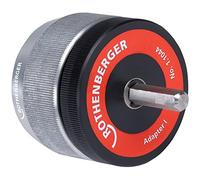 Rothenberger 11045 Deburrer Adaptor II for Internal and External - Black/Silver/Red