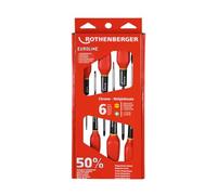 Rothenberger 6 Piece Euroline Screwdriver Set (PZ) - 6pc