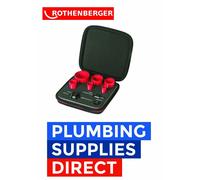 Rothenberger 9 Piece Plumbers Hole saw Kit 11.4202 FREE NEXT DAY DELIVERY