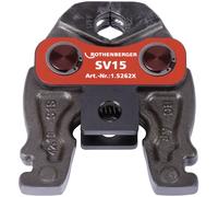 Rothenberger Compact SV15 Press Jaw: Durable precise corrosion-resistant