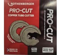Rothenberger PRO-Cut Copper Tube Cutter 15MM & 22MM Twin Pack