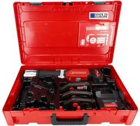ROTHENBERGER Romax 4000 Set AMPShare, SV, 15-22-28 mm, 4Ah Battery, 1000004173 Press Machine, Electro-Hydraulic Press, Battery-Operated Press, Pressing Technology, Pressing Jaws, Crimping Pliers