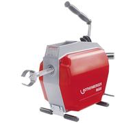 Rothenberger 72687 R600 Pipe Cleaning Machine with Guide Hose, red, 230V